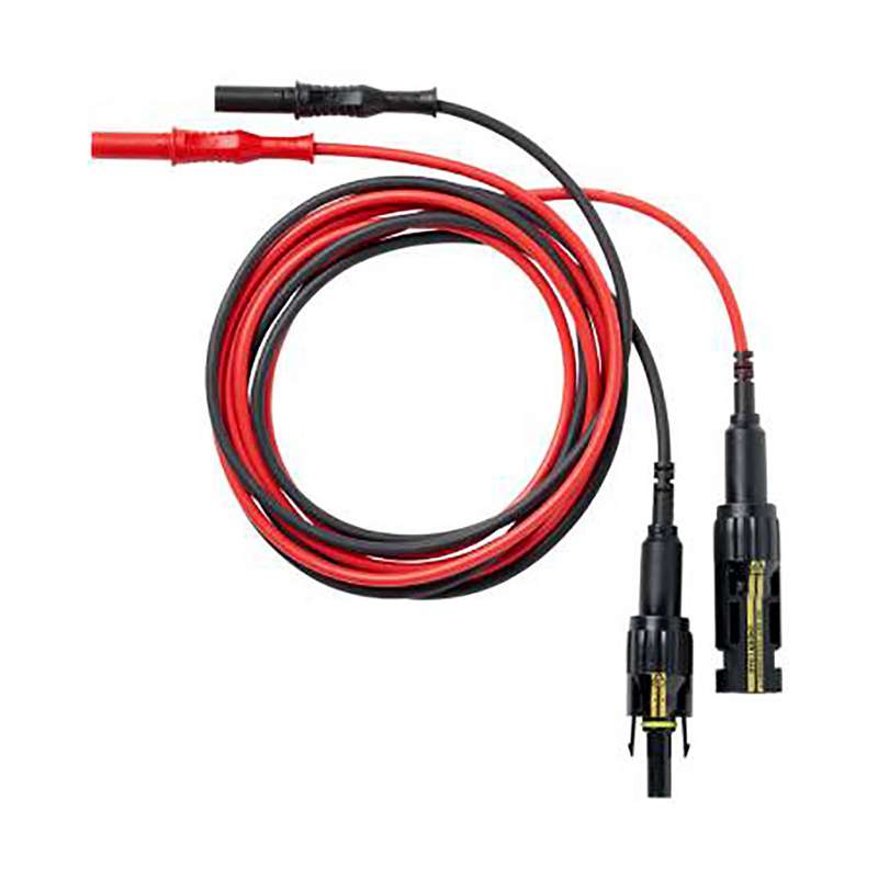 MC4 to 4 mm Test Lead Set, Black/Red
